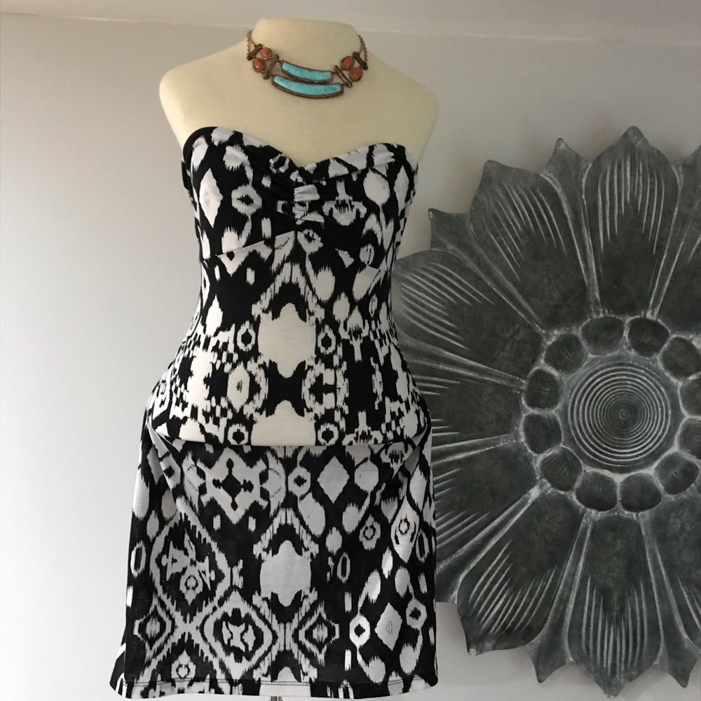 Sexy Ethnic/ Ikat Print Dress